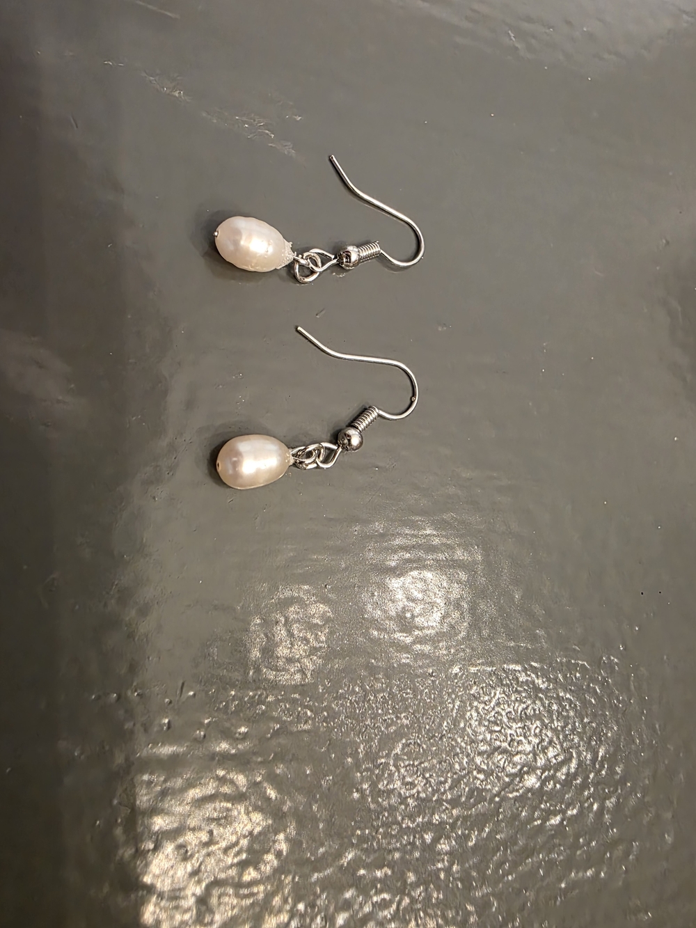 Classic White Pearl Drop Earrings - Timeless Women's Jewelry